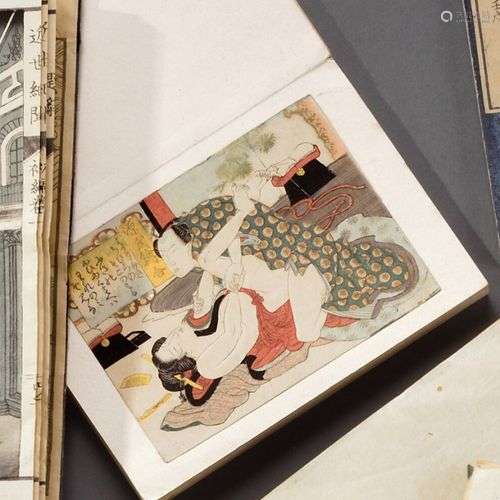 JAPON - Période EDO (1603-1868) Album Shunga, 