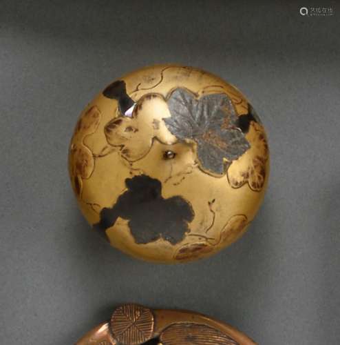 JAPON - Période EDO (1603-1868) Petite boîte Kogo (Boîte à e...