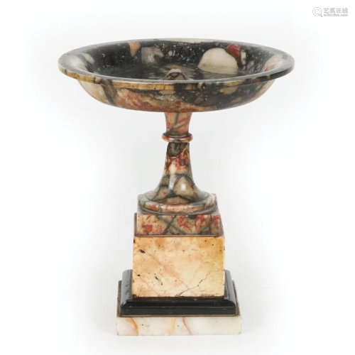 A Roman africano marble stand, 19th century