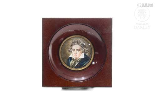 Miniatura de Ludwig van Beethoven, pps.s.XX