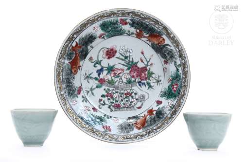 Lote de porcelana china, s.XX