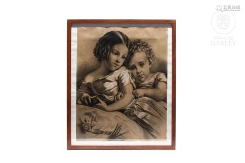 Henri Le Riche (1868-1944) “Dos niñas”