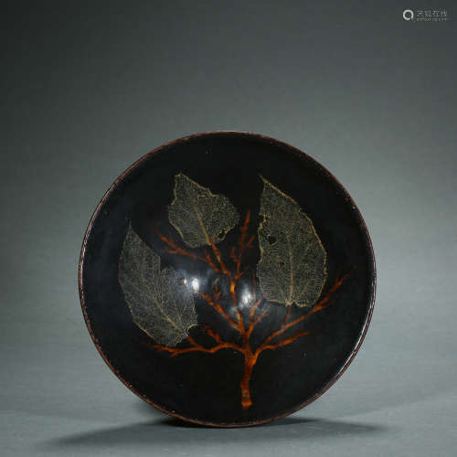 Song Dynasty,Jian Kiln Wood and Leaf Cup