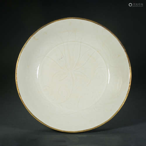 Song Dynasty,Ding Kiln Plate