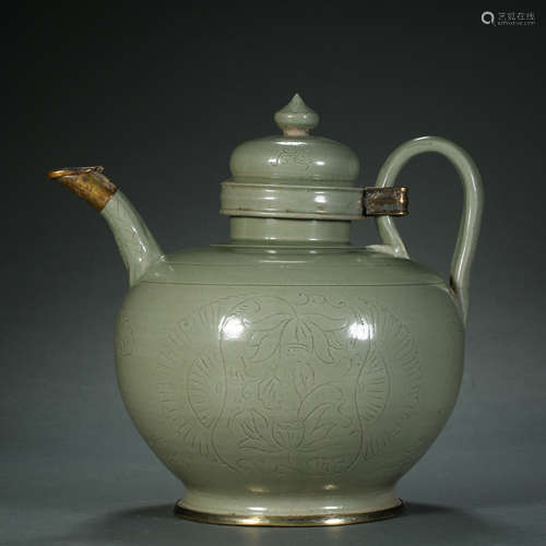 Song Dynasty,Yue Kiln Holding Pot