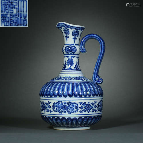 Qing Dynasty,Blue and White Pepper Pot