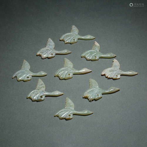 Tang Dynasty,Jade Bird