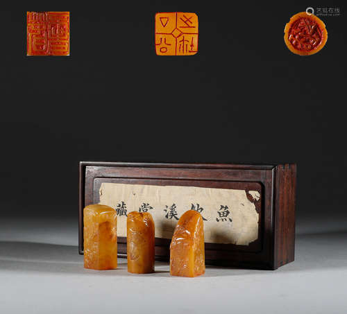 A group of Tian Huangshi seals in the Qing Dynasty