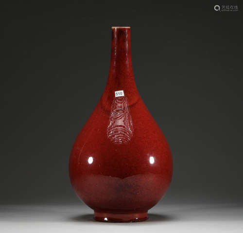 Qing Dynasty, Lang red neck bottle