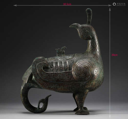 Shang and Zhou dynasties, Bronze Bird Statue