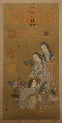 Cao Zhongda's silk scroll