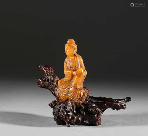 In the Qing Dynasty, Tian Huangshi Guanyin statue