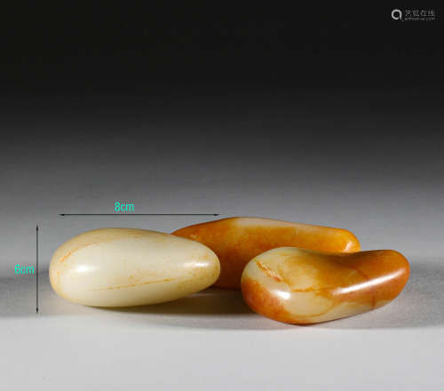 In the Qing Dynasty, Hotan jade seed material had three raw ...