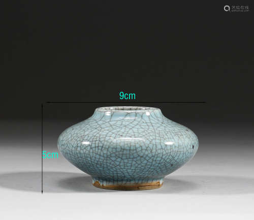 In the Qing Dynasty, Ge Yao water pots