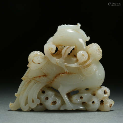Ming Dynasty,Hetian Jade Ornament