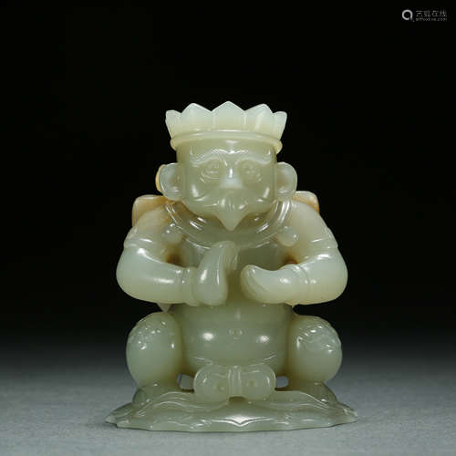 Yuan Dynasty,Hetian Jade Dapeng Golden Winged Bird