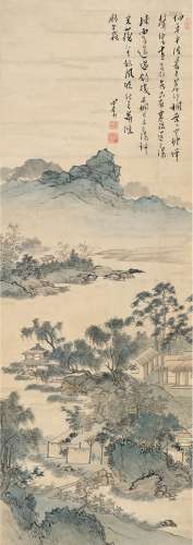 溥儒（1896～1963） 山居图 立轴 设色纸本