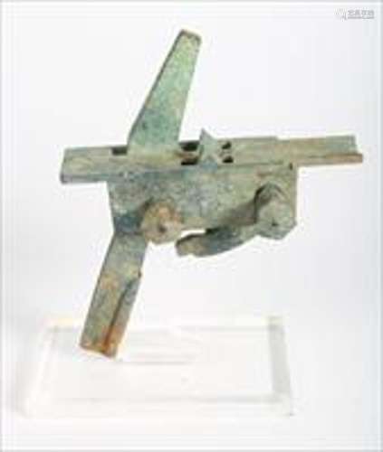 Chinese Bronze Crossbow Mechanism, Warring States A9WAA