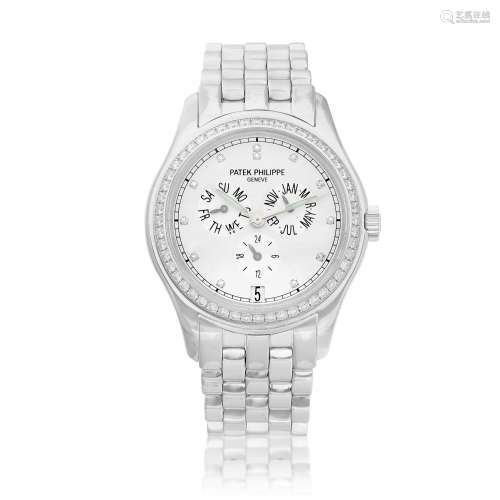Reference 5037, A white gold and diamond-set annual calendar...