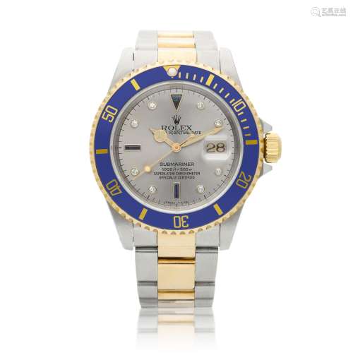 Submariner, Reference 16613, A yellow gold, stainless steel,...