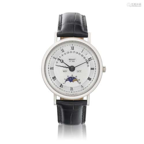 Classique, Reference 3787, A white gold perpetual calendar w...