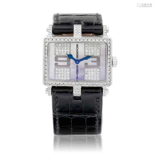 A limited edition white gold and diamond-set wristwatch with...