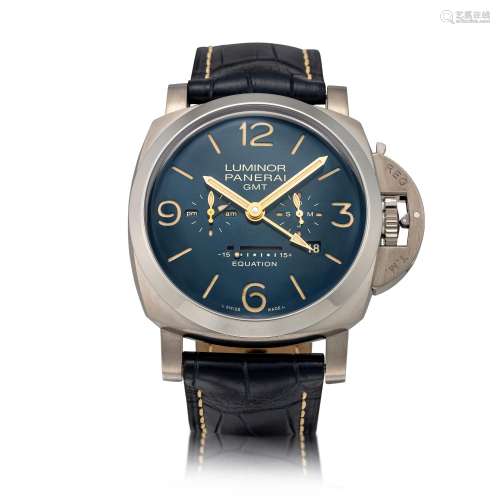 Luminor 1950, Reference PAM 670z, A titanium dual time zone ...