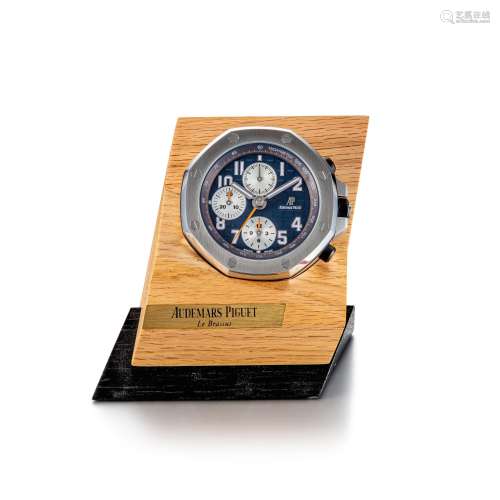 Royal Oak Offshore, A stainless steel alarm desk clock with ...