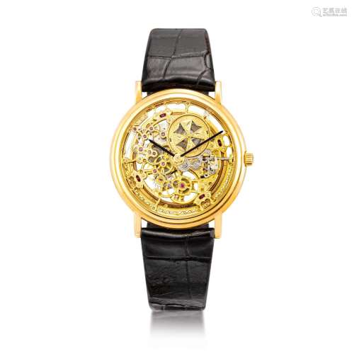 Patrimony Squelette, Reference 43038, A yellow gold skeleton...