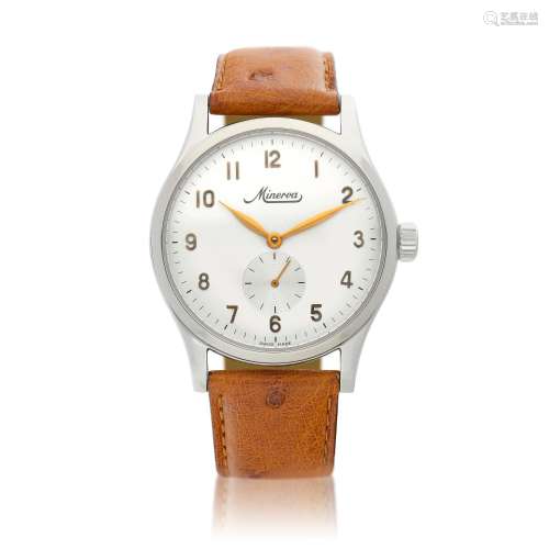 Pythagore Anniversary II, A stainless steel wristwatch, Circ...
