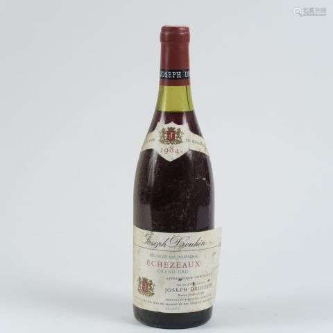 1 BOUTEILLE ECHEZEAUX GC J. DROUHIN - 1984 - 2,5 CM