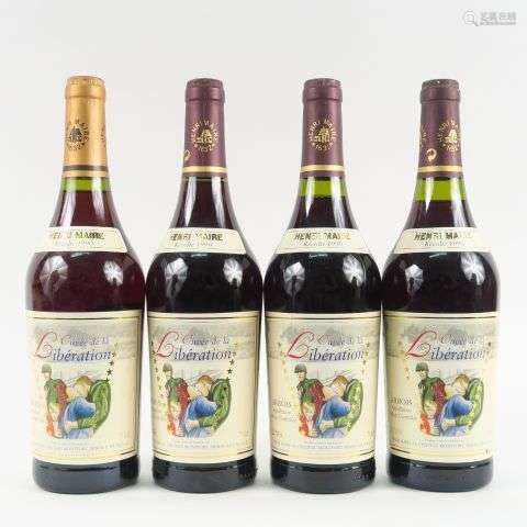 4 BOUTEILLES ARBOIS 'CUVÉE DE LA LIBÉRATION' H. MAIRE - 1990