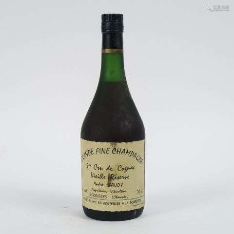 1 BOUTEILLE GRANDE FINE CHAMPAGNE 1er CRU DE COGNAC 'VIEILLE...