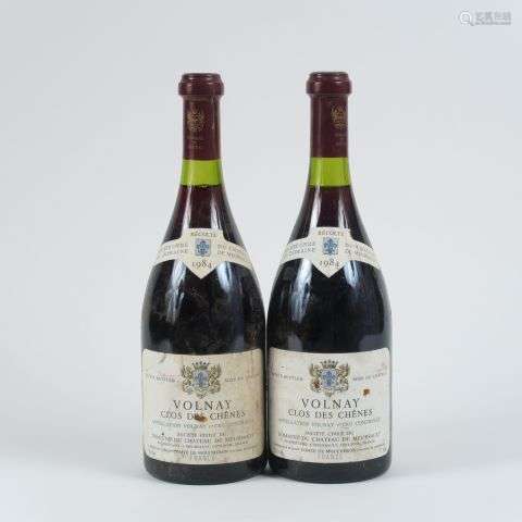 2 BOUTEILLES VOLNAY 'CLOS DES CHÊNES' CHÂTEAU DE MEURSAULT -...