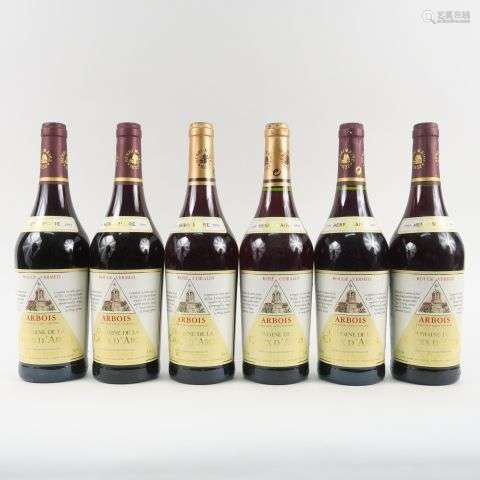 6 BOUTEILLES ARBOIS DOMAINE DE LA CROIX D'ARGIS H. MAIRE 199...