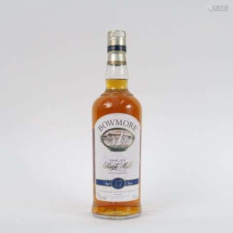 1 BOUTEILLE WHISKY BOWMORE 17 ANS 43°