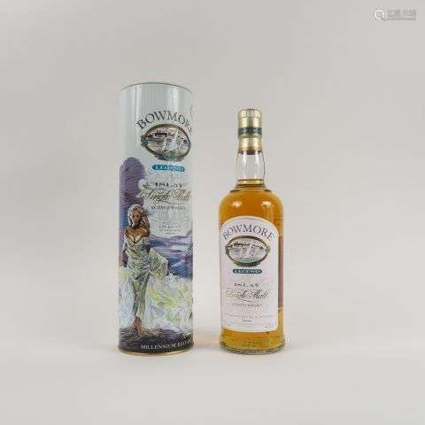 1 BOUTEILLE WHISKY BOWMORE LEGEND MILLENIUM EDITION - COFFRE...