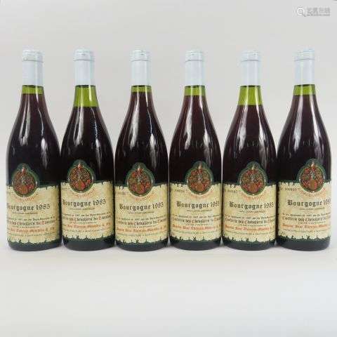 6 BOUTEILLES BOURGOGNE TASTEVINAGE R. THEVENIN - 1985