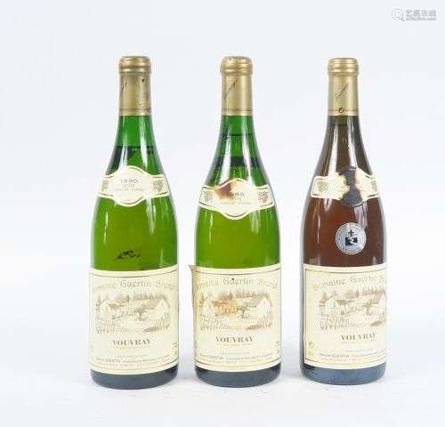 3 BOUTEILLES VOUVRAY 'VIEILLES VIGNES' DOUX DOMAINE GUERTIN ...