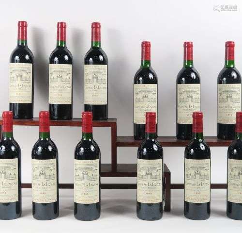 12 BOUTEILLES CHÂTEAU LA LAGUNE GCC HAUT MEDOC - 1988 - CBO ...