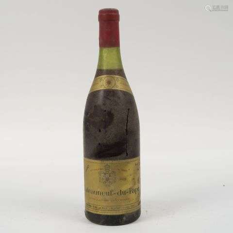 1 BOUTEILLE CHÂTEAUNEUF DU PAPE ROUGE BÉRARD PÈRE ET FILS - ...