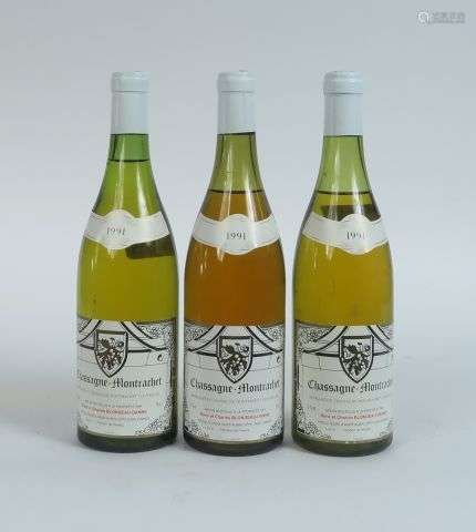 3 BOUTEILLES CHASSAGNE MONTRACHET BLONDEAU DANNE - 1991 - 1 ...