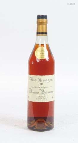 1 BOUTEILLE BAS ARMAGNAC DOMAINE BOINGNERES - 1980