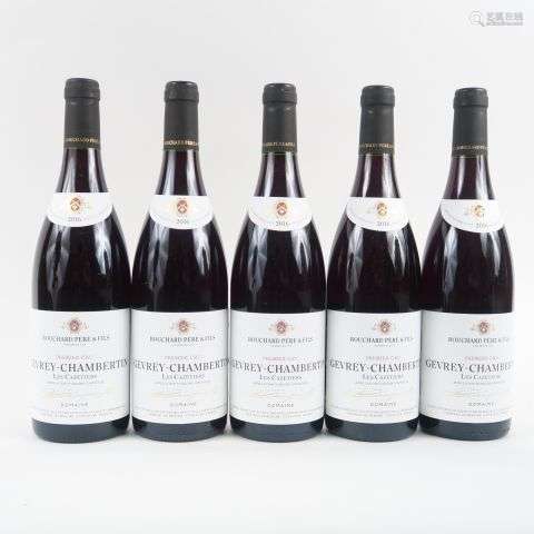 5 BOUTEILLES GEVREY CHAMBERTIN 1er CRU 'LES CAZETIERS' BOUCH...