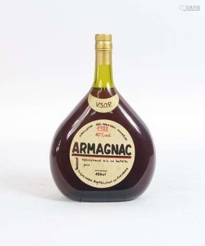 1 MAGNUM ARMAGNAC V.S.O.P. - 1988 - MILLESIME MANUSCRIT