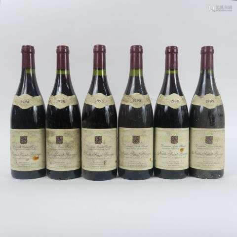 6 BOUTEILLES NUITS ST GEORGES DOMAINE FLEUROT - 1998