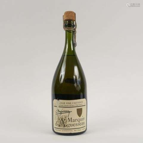 1 BOUTEILLE VIEILLE FINE CALVADOS MARQUIS D'AGUESSEAU