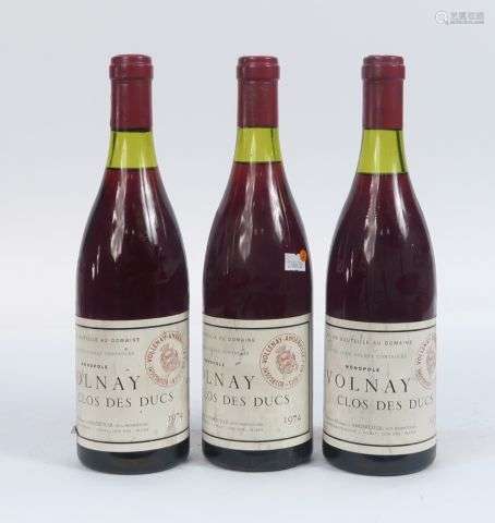 3 BOUTEILLES VOLNAY 'CLOS DES DUCS' MARQUIS D'ANGERVILLE - 1...