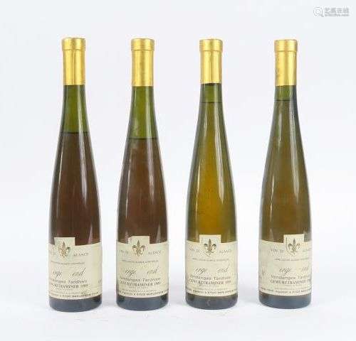 4 BOUTEILLES (50 CL) GEWURZTRAMINER 'VENDANGES TARDIVES' SER...