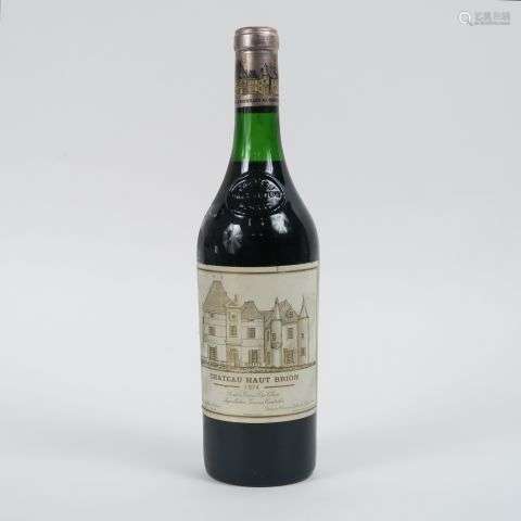 1 BOUTEILLE CHÂTEAU HAUT BRION 1er GCC GRAVES - 1974 - 3 CM